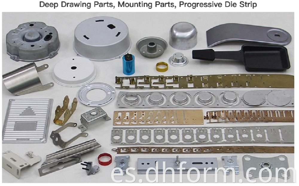 Deep drawing metal parts